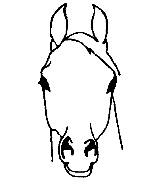 clipart horse head silhouette - photo #39