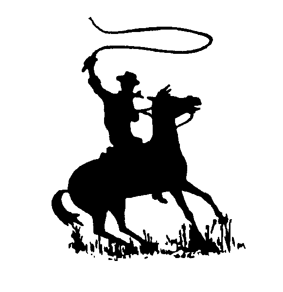 free black and white western clip art - photo #17